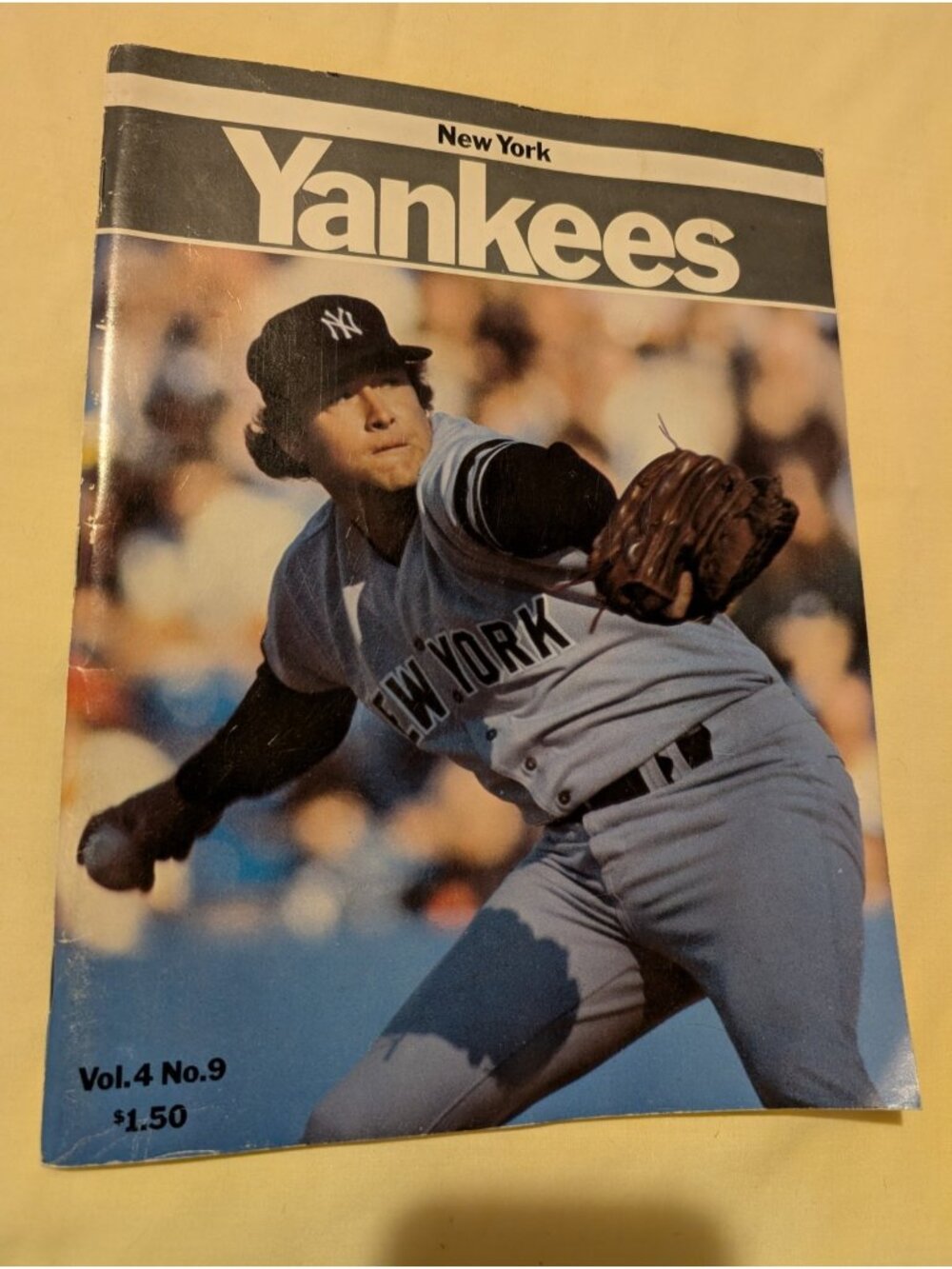 1980 New York Yankees Official Program Vol.4 No.9 Blue Jays MLB Baseball Gossage